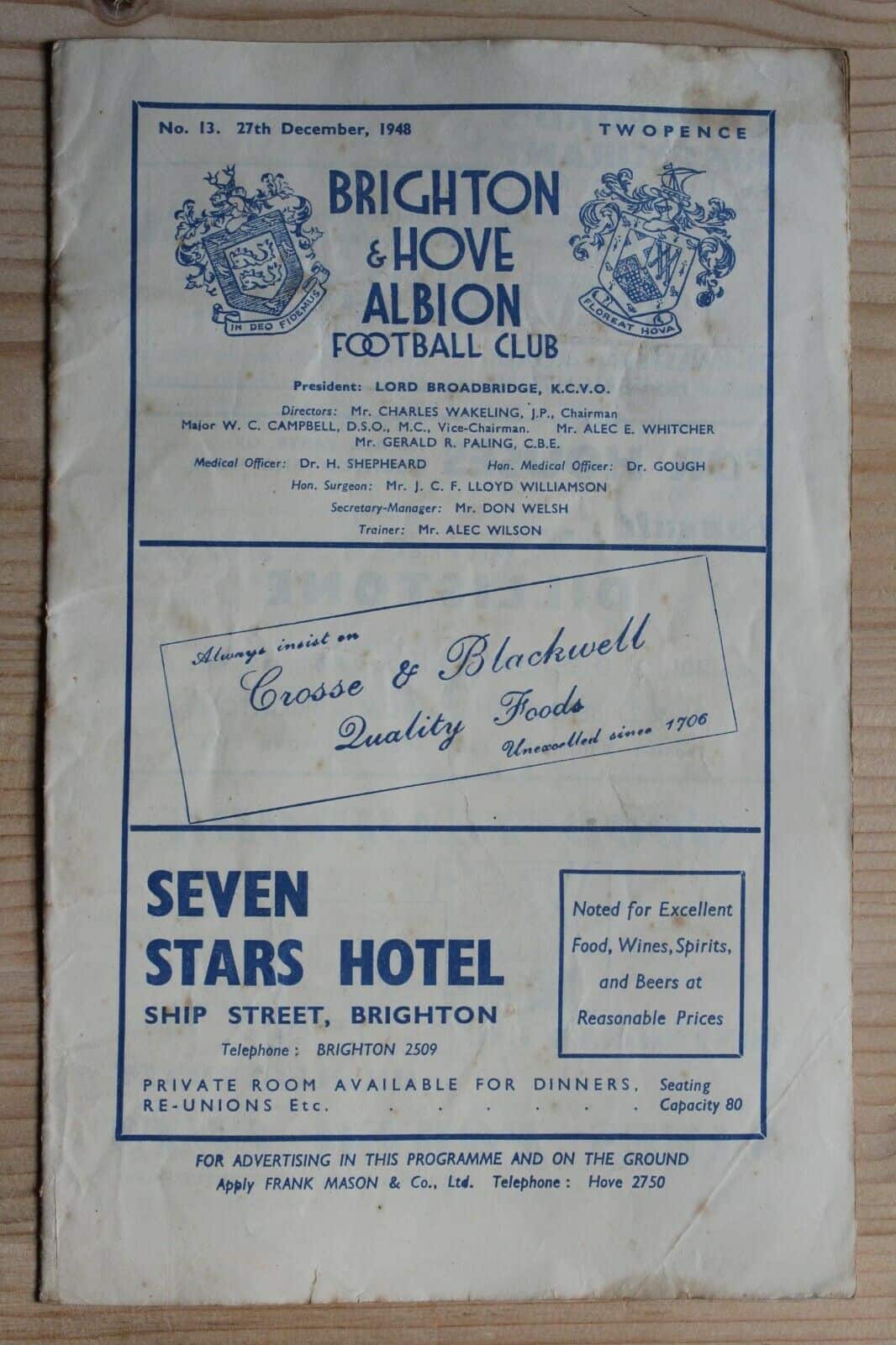 Brighton & Hove Albion FC v Exeter City FC